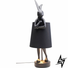 Настольный светильник Animal Rabbit Matt Black 68cm S23-38504 23x68,2x26см 53473 фото в живую, фото в дизайне интерьера