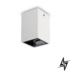 Точечный накладной светильник Ideal Lux Nitro 15W Square Bianco 206011 ЛЕД 25902 фото в живую, фото в дизайне интерьера