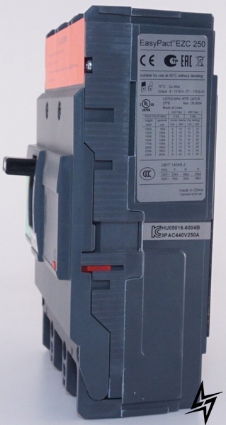 EZC250N3250 Автомат. вимикач EZC250N 3P3T 25кА 250A Schneider Electric фото