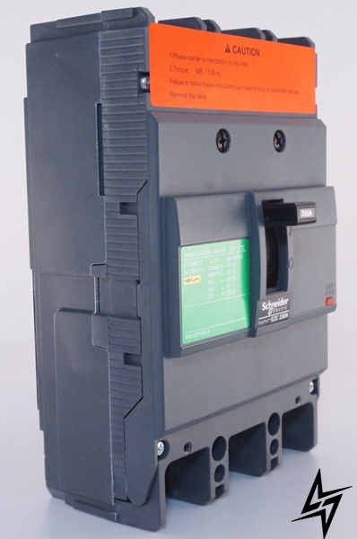 EZC250N3250 Автомат. выключатель EZC250N 3P3T 25кА 250A Schneider Electric фото