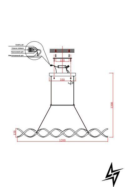 Люстра Laguna Lighting 25763-45 черная 45 Вт 4000 K 25763-45 фото