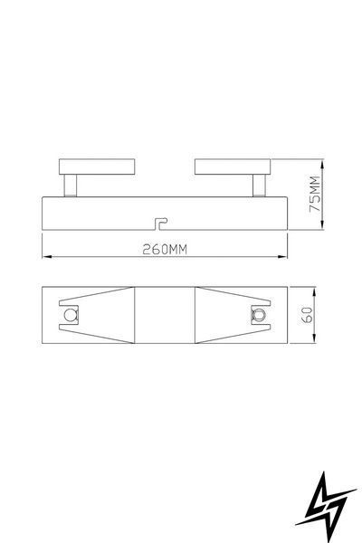 Спот Zumaline Spazio CK99603A-2 белый 2&times;5 Вт 3000 K CK99603A-2 фото