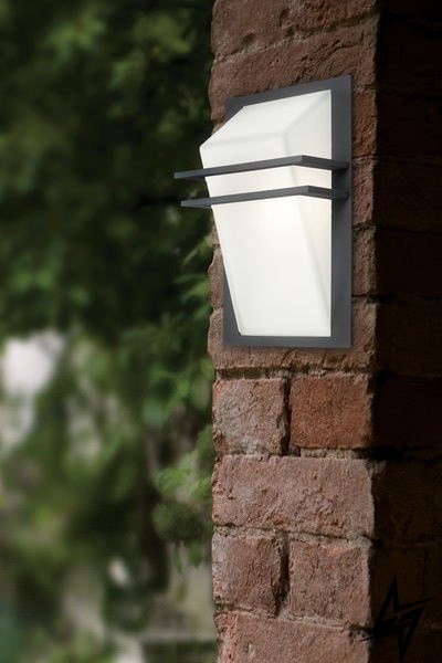 Настенный фасадный уличный светильник Eglo 83433 34679 фото в живую, фото в дизайне экстерьера