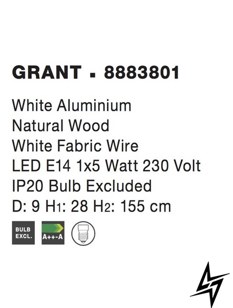 Потолочный светильник Nova luce Grant 8883801  фото в живую, фото в дизайне интерьера