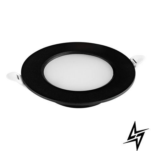 Світлодіодний світильник вбудований AURA-3 чорний 3W 6400K 016-068-0003-040 LED фото