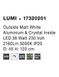 Подвесной светильник Nova luce Lumi 17320201 ЛЕД  фото в дизайне интерьера, фото в живую 5/5