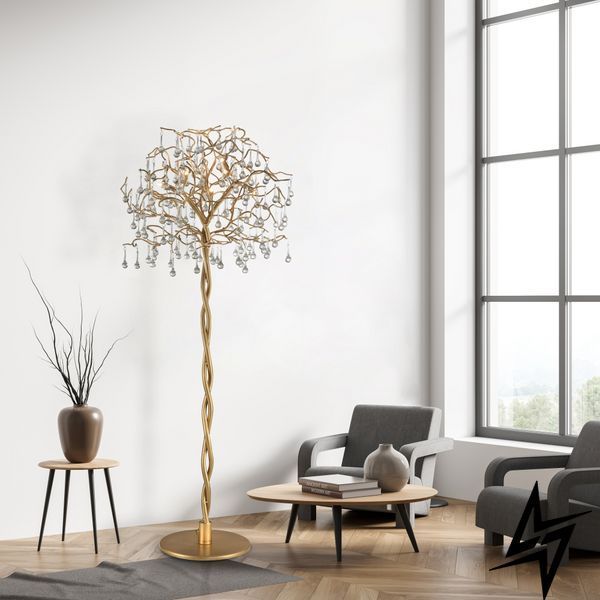 Paul Neuhaus Icicle 232-11 Торшер 5&times;G9 Латунь фото