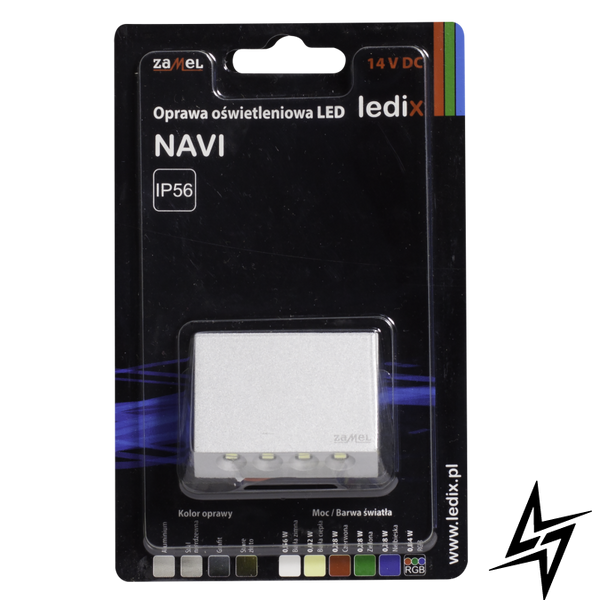 Настінний світильник Ledix Navi без рамки 10-111-11 накладний Алюміній 5900K 14V LED LED11011111 фото наживо, фото в дизайні інтер'єру