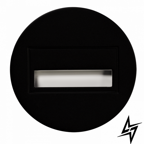 Настенный светильник Ledix Sona круглая 13-211-62 врезной Черный 3100K 14V ЛЕД LED11321162 фото в живую, фото в дизайне интерьера