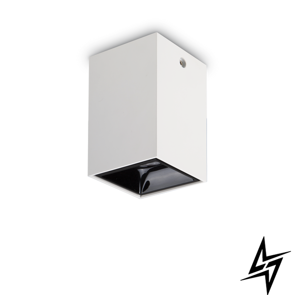 Точечный накладной светильник Ideal Lux Nitro 15W Square Bianco 206011 ЛЕД 25902 фото в живую, фото в дизайне интерьера