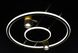 Люстра стельова LED з пультом L23-36965 Чорний G936/2-led фото в дизайні інтер'єру, фото наживо 2/4
