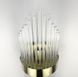 Изящная модель настенного светильника LE26058 22x55x12см Золото WJ 881/2 S GD фото в дизайне интерьера, фото в живую 6/7
