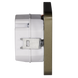 Настінний світильник Ledix Moza 01-225-46 врізний Старе золото RGB з радіоконтроллер RGB LED LED10122546 фото в дизайні інтер'єру, фото наживо 4/5