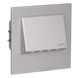Настінний світильник Ledix Navi з рамкою 11-225-16 врізний Алюміній RGB з радіоконтроллер RGB LED LED11122516 фото в дизайні інтер'єру, фото наживо 3/5