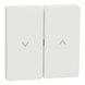 Вимикач для жалюзі Schneider Electric MTN3855-6037 Merten D-Life, білий, матовий - зображення 1