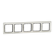 5-постова рамка Schneider Electric SDD360805 Sedna Elements, біла, пластик - зображення 1