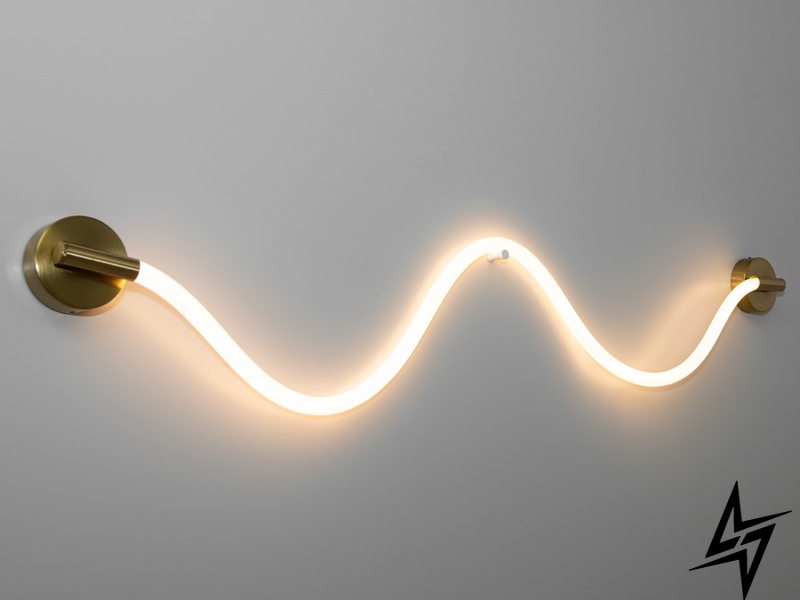 Современный светодиодный светильник шланг 5W Hoselight D23-32052 Бронза SY9601-GAB фото в живую, фото в дизайне интерьера