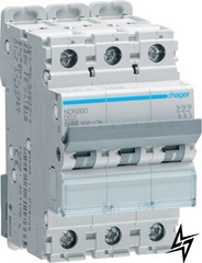 Автоматический выключатель Hager NDN300 3P 0,5A D 10kA фото