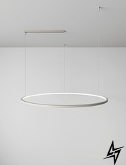 Подвесной светильник Ring 900 Gray (RAL 7036) Серый LED 5300Lm 3200K  фото в живую, фото в дизайне интерьера
