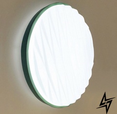 Стельовий LED світильник у корпусі зеленого кольору LE26082 LED 56W 3000-6000K 48x7x48см Зелений ZY 108 фото наживо, фото в дизайні інтер'єру