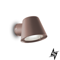 Настенный светильник (бра) 213095 Ideal Lux Gas Ap1 Coffee  фото в живую, фото в дизайне экстерьера