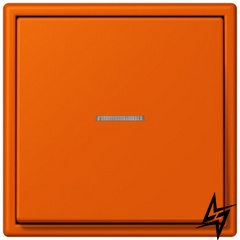 LC990KO54320S Les Couleurs® Le Corbusier Клавиша для выключателя/кнопки с окошком для подсветки orange vif Jung фото