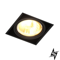 Точечный врезной светильник Zumaline Oneon Dl 50 1 94361-BK 18673 фото в живую, фото в дизайне интерьера