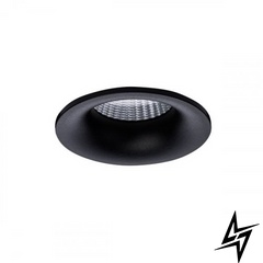 Врезной точечный светильник ZARlight 03352B DE-200 F-6W Black ЛЕД  фото в живую, фото в дизайне интерьера