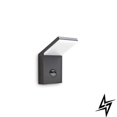 Настенный светильник (бра) 221519 Ideal Lux Style Ap Sensor Antracite 4000K  фото в живую, фото в дизайне экстерьера