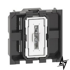 Кнопочный выключатель 10А автоматические клеммы (2-мод.) Bticino LIVING NOW K4005M2A фото