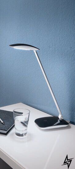 Офисная настольная лампа Eglo Cajero 95695 ЛЕД 89328 фото в живую, фото в дизайне интерьера