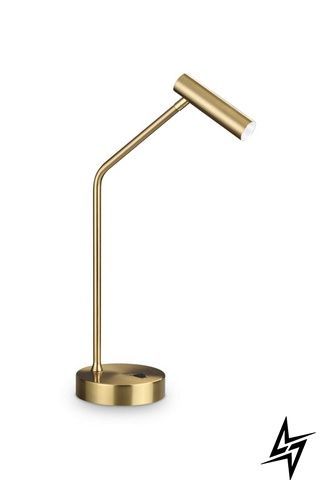 Настольная лампа Ideal Lux Easy TL Ottone 295541 LED 3,5 Вт 3000 K, золотая, 46 &times; 12,7 &times; 26 см фото