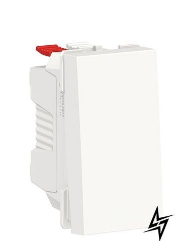 1-клавишная кнопка Schneider Electric NU310618 Unica New, белая, глянцевая, 10 А, IP20 NU310618 фото