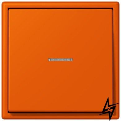 LC990KO54320S Les Couleurs® Le Corbusier Кнопка для вимикача/кнопки з віконцем для підсвічування orange vif Jung фото