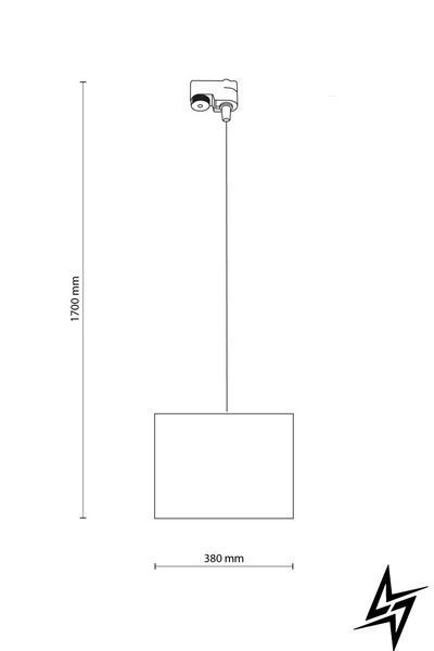 Трековий світильник TK Lighting Tracer 1 Phaze 10668 чорний E27 фото