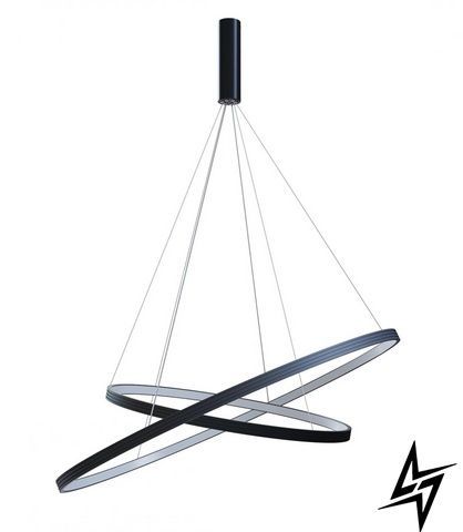 Світильник підвісний KD-RG DUO 800/1000 108W 3К BK LED фото