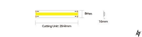 LED лента COLORS COB-24V-IP20 15W 1950Lm 4000K 5м DF15-24V-8mm-NW DF15-24V-8mm-NW фото