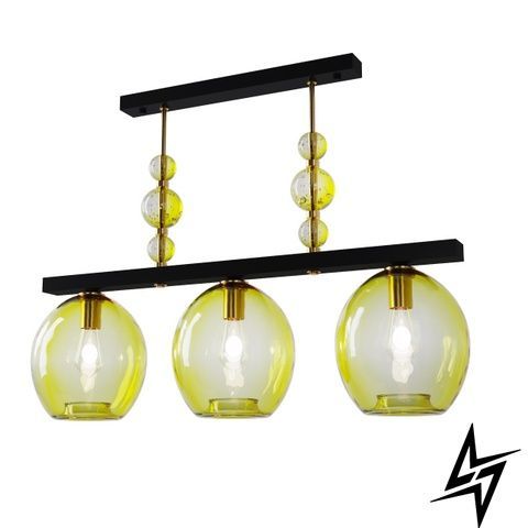 Люстра Geometric Colorglass PikArt 12101-6 Зеленый 2 фото