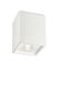 Гипсовый светильник точечный накладной Ideal Lux Oak Pl1 Square Bianco 150468 13198 фото в дизайне интерьера, фото в живую 2/5