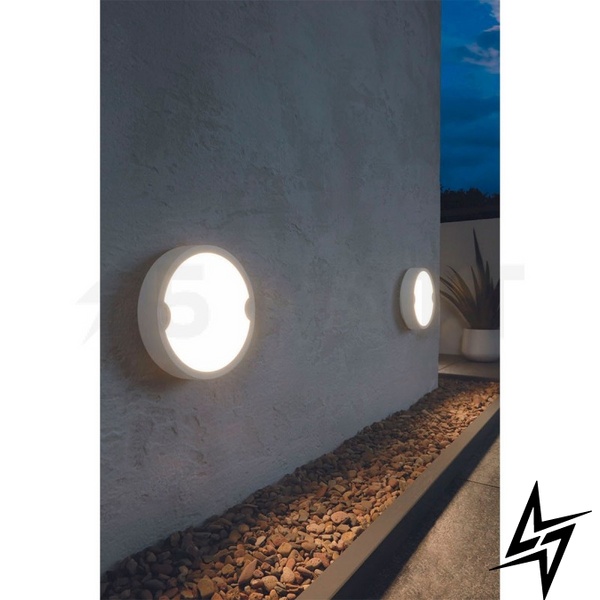 Уличный настенный светильник Eglo Alfena 95083 ЛЕД  фото в живую, фото в дизайне экстерьера