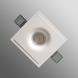 Гипсовый светильник встроенный квадрат 001 30374 CB 001 фото в дизайне интерьера, фото в живую 6/6