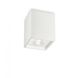 Гипсовый светильник точечный накладной Ideal Lux Oak Pl1 Square Bianco 150468 13198 фото в дизайне интерьера, фото в живую 5/5