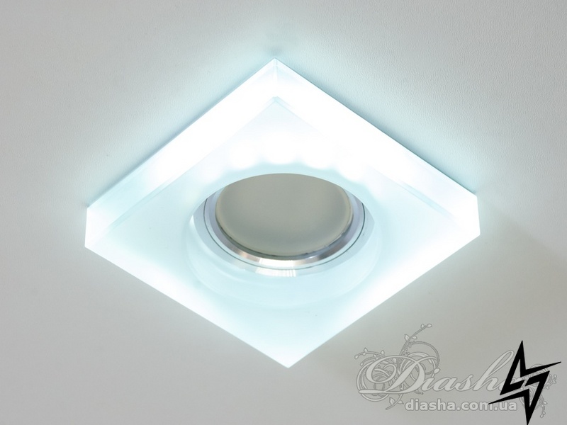 Светильник со встроенной светодиодной подсветкой D23-31579 Алюминий 6019F фото в живую, фото в дизайне интерьера