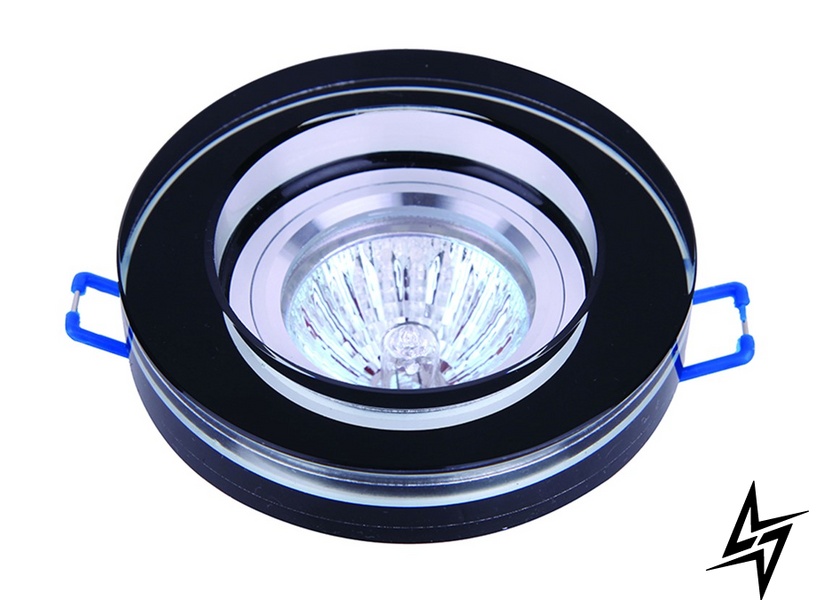 Врезной точечный светильник M23-23036 чорний LVS0261 фото в живую, фото в дизайне интерьера