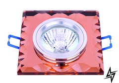 Врізний точковий світильник Marsel 23-23013 коричневий LVS0251 фото наживо, фото в дизайні інтер'єру