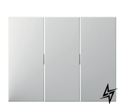 Клавіші для 3-клавішних вимикачів полярна білизна K.1 14657009 Berker фото