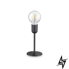 Декоративная настольная лампа Ideal Lux Microphone Tl1 Nero 232485 46639 фото в живую, фото в дизайне интерьера