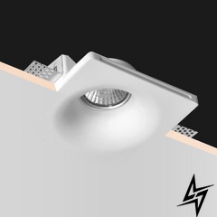Гипсовый светильник точечный врезной 150112.01.01 Imperium Light Ronda  фото в живую, фото в дизайне интерьера