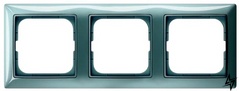 Трехместная рамка Basic 55 2CKA001725A1523 2513-98-507 (синий бистро) ABB фото