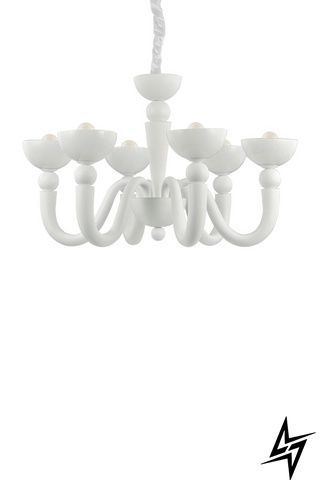 Люстра-свічки Ideal Lux 94007 Bon Bon Sp8 Bianco фото